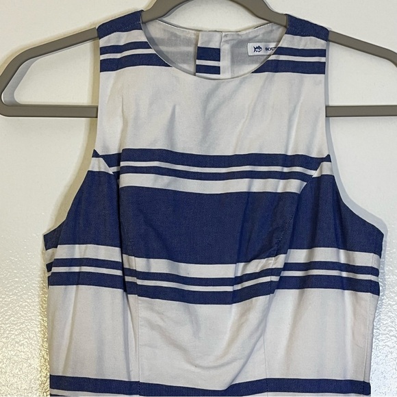 Southern Tide | Nautical stripe blue & white cotton dress Women’s size 0 preppy - Picture 4 of 11